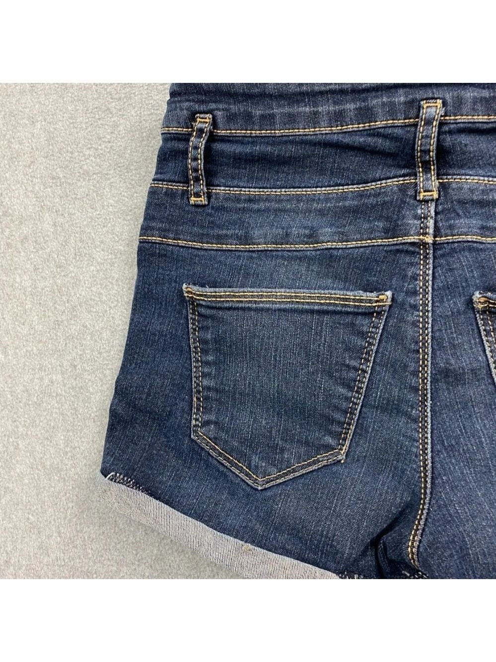 Refuge Women's Denim Blue Shorts - Picture 8 of 15